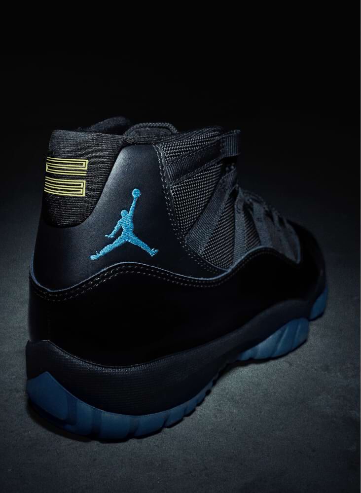 Buy Air Jordan 11 Retro Men's Shoes - Black/Black/Varsity Maize